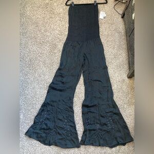 FP One satin strapless jumpsuit